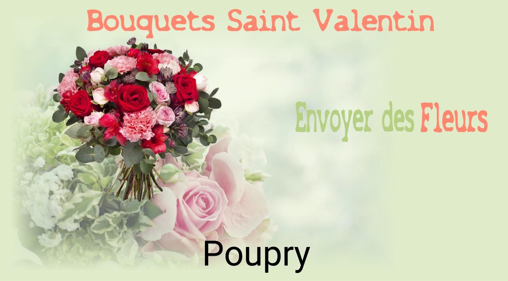 Roses de Saint-Valentin livrées à Poupry